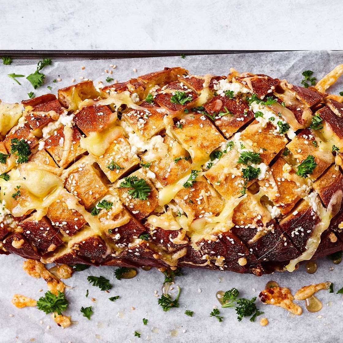 Fetta, thyme and honey loaded loaf