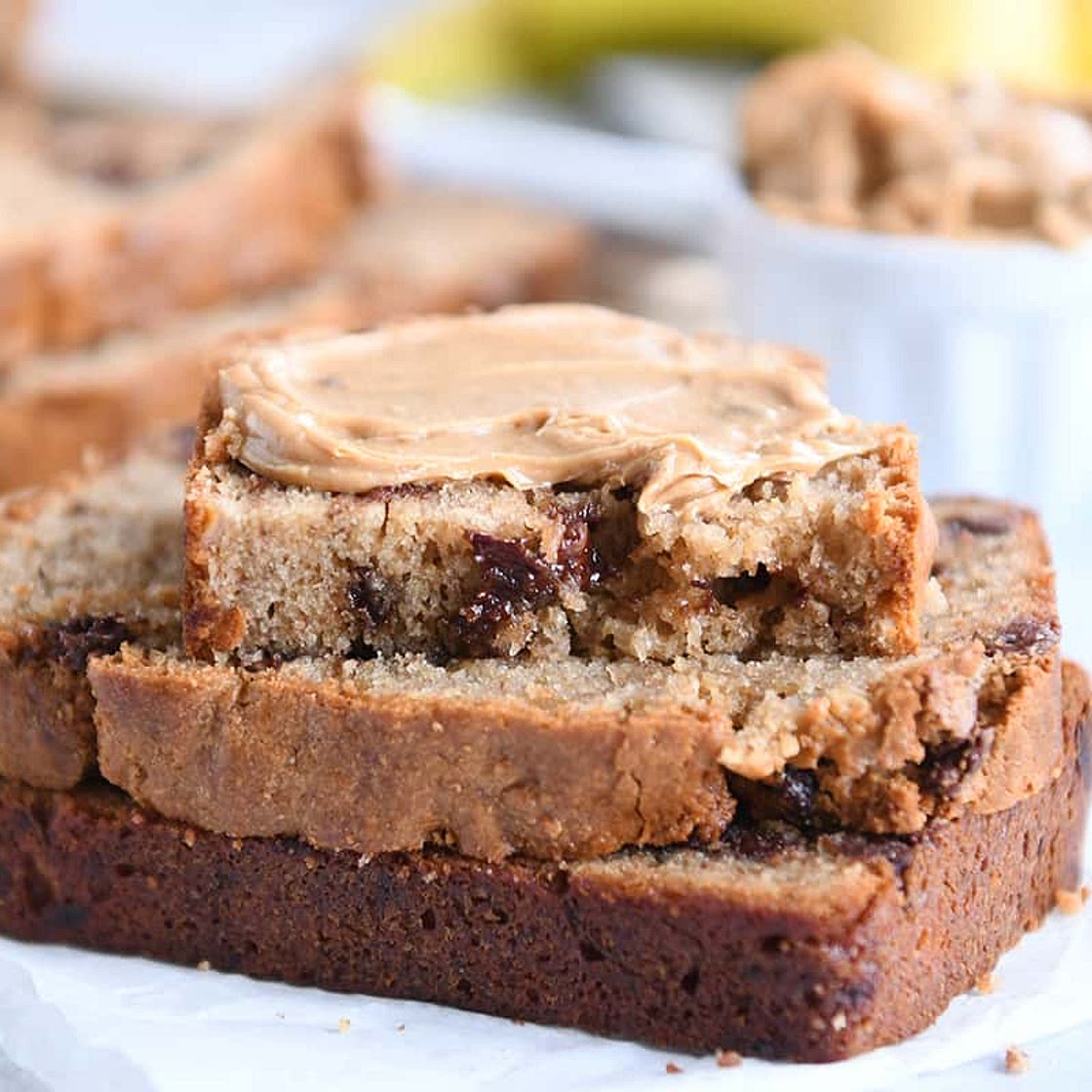 Peanut Butter Banana Bread