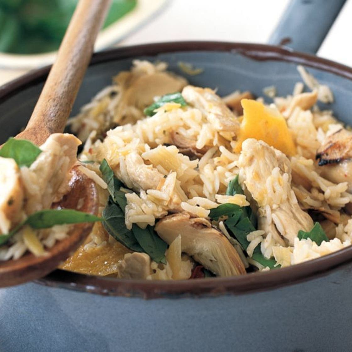 Easy chicken and artichoke rice