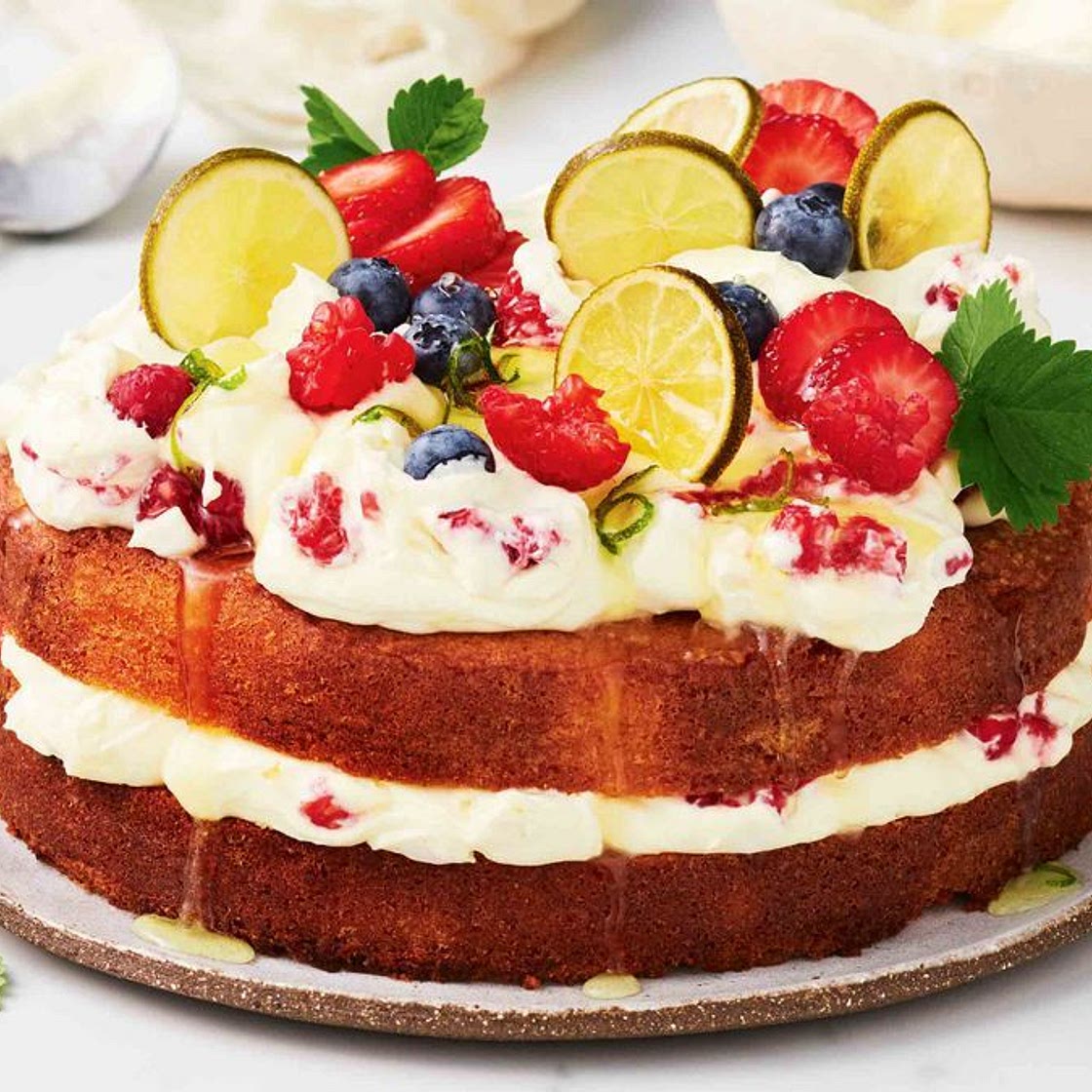 Berry mojito cake recipe