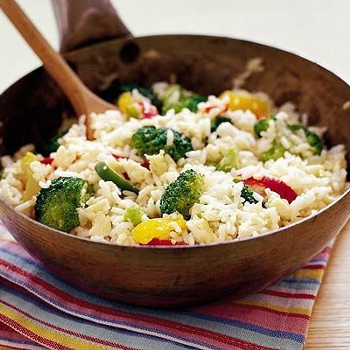 Veggie egg-fried rice