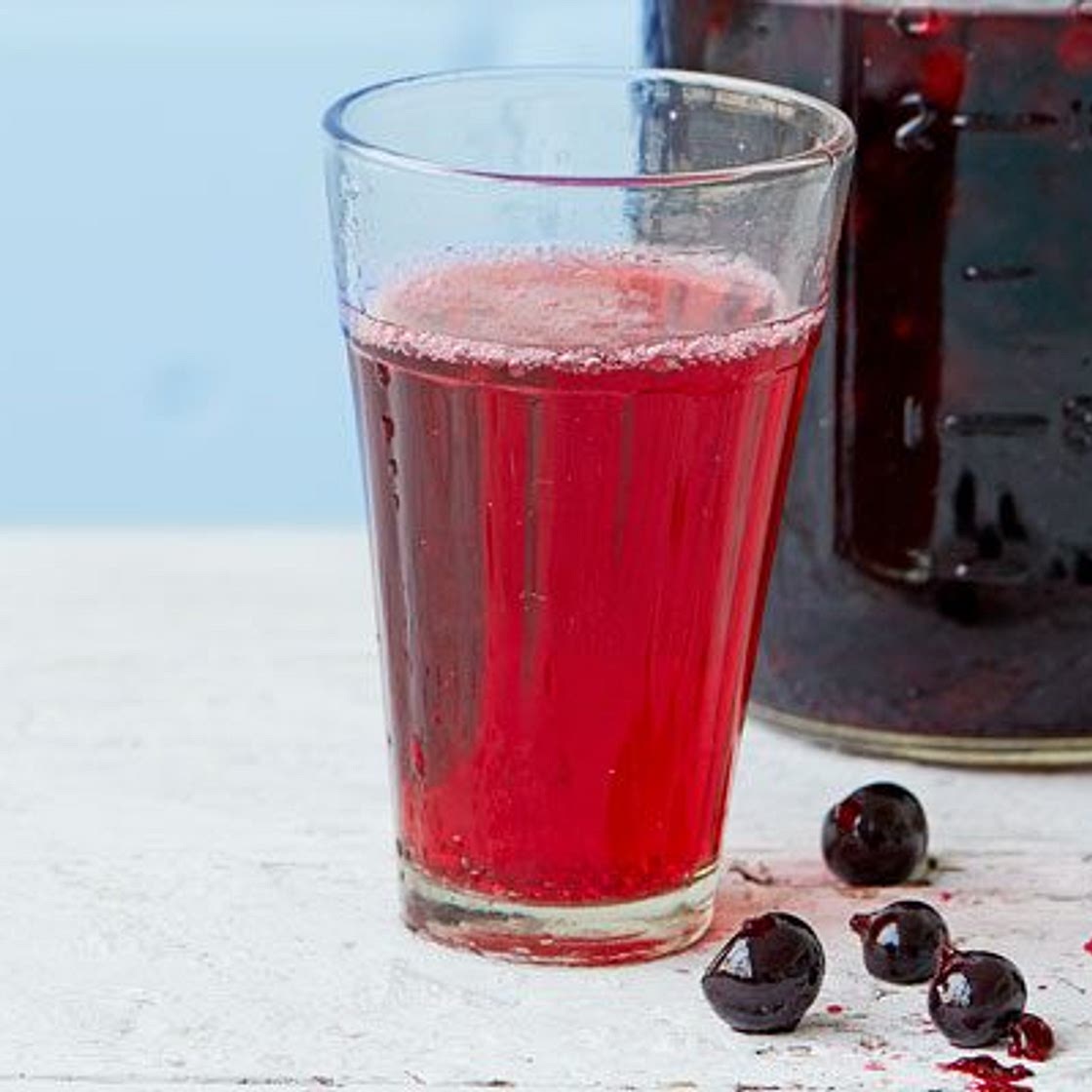 Blackcurrant & lemon verbena shrub