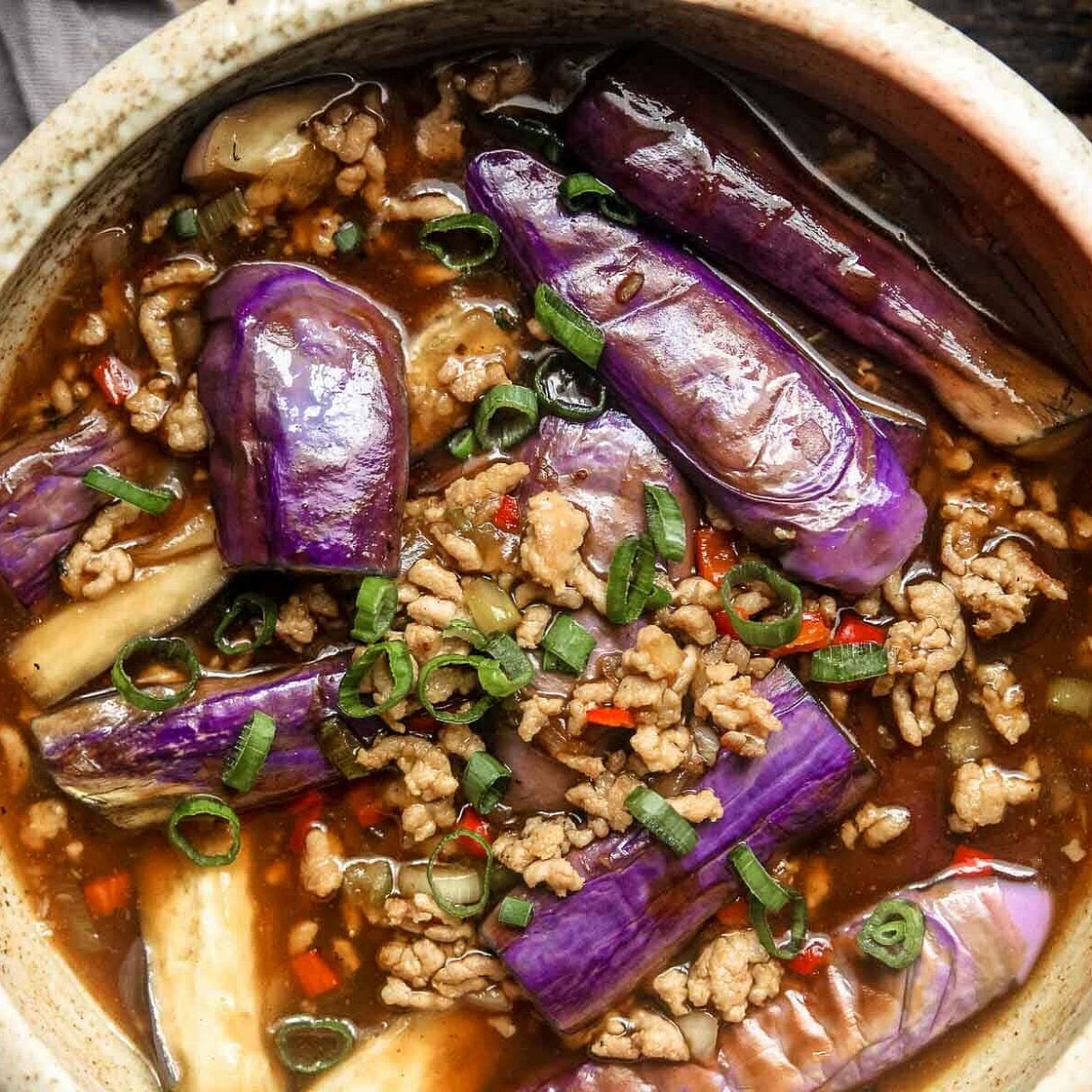 Chinese Eggplant with Garlic Sauce (鱼香茄子)