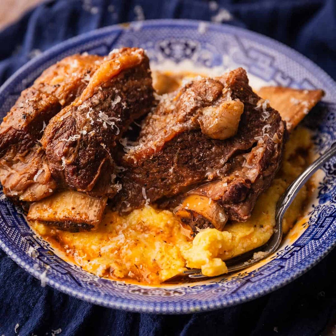 Braised Beef Italian Short Ribs Recipe