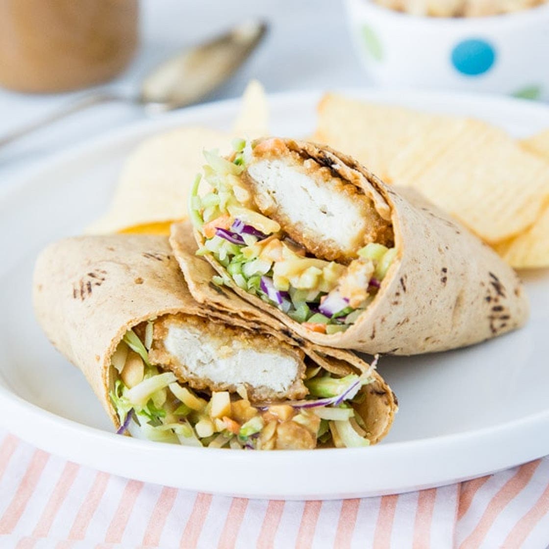 Asian Chicken Wraps
