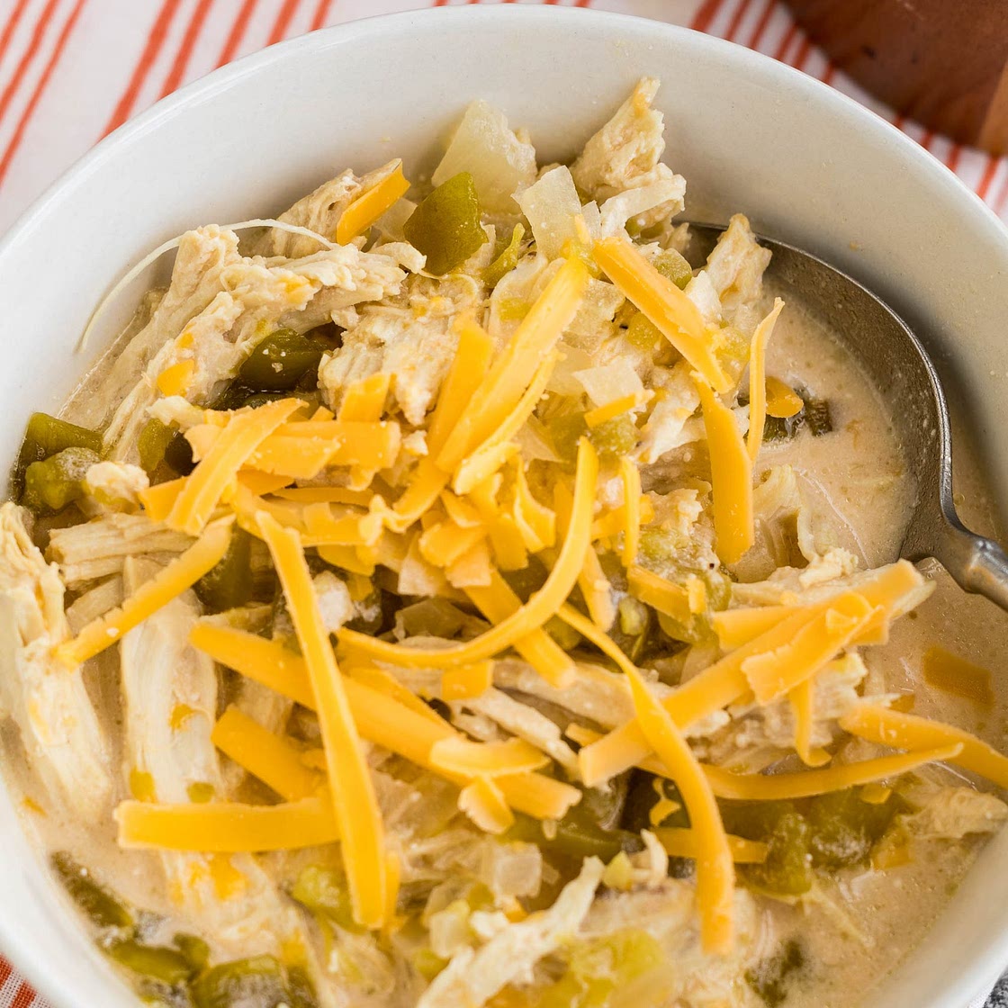 Slow Cooker Chicken Chile Relleno Soup