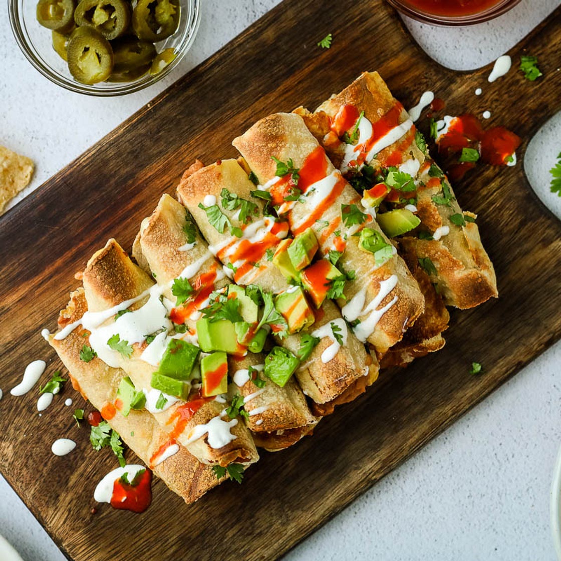 Easy Vegetarian Taquitos