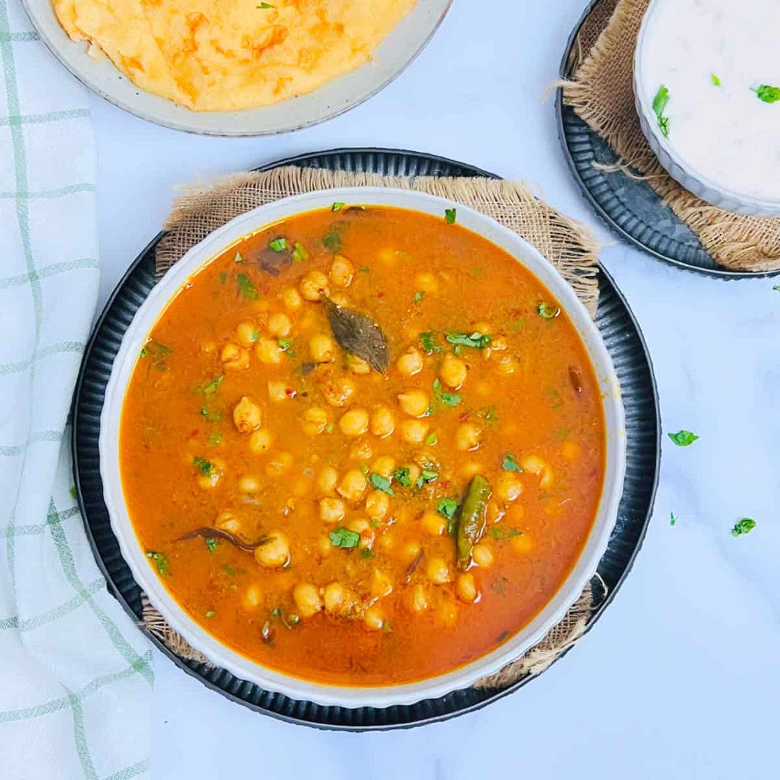 South Indian Chana Masala (Instant Pot)