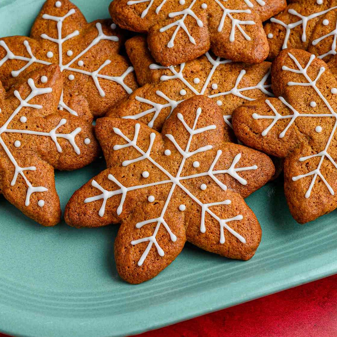 Gingerbread Snowflakes