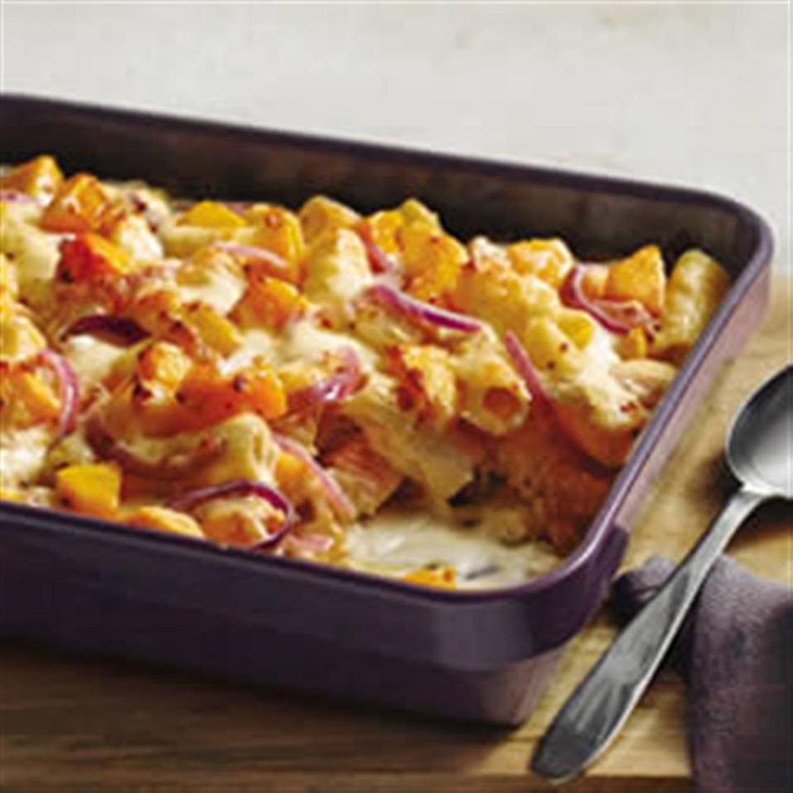 Harvest Pasta Bake with PHILADELPHIA Cooking Creme