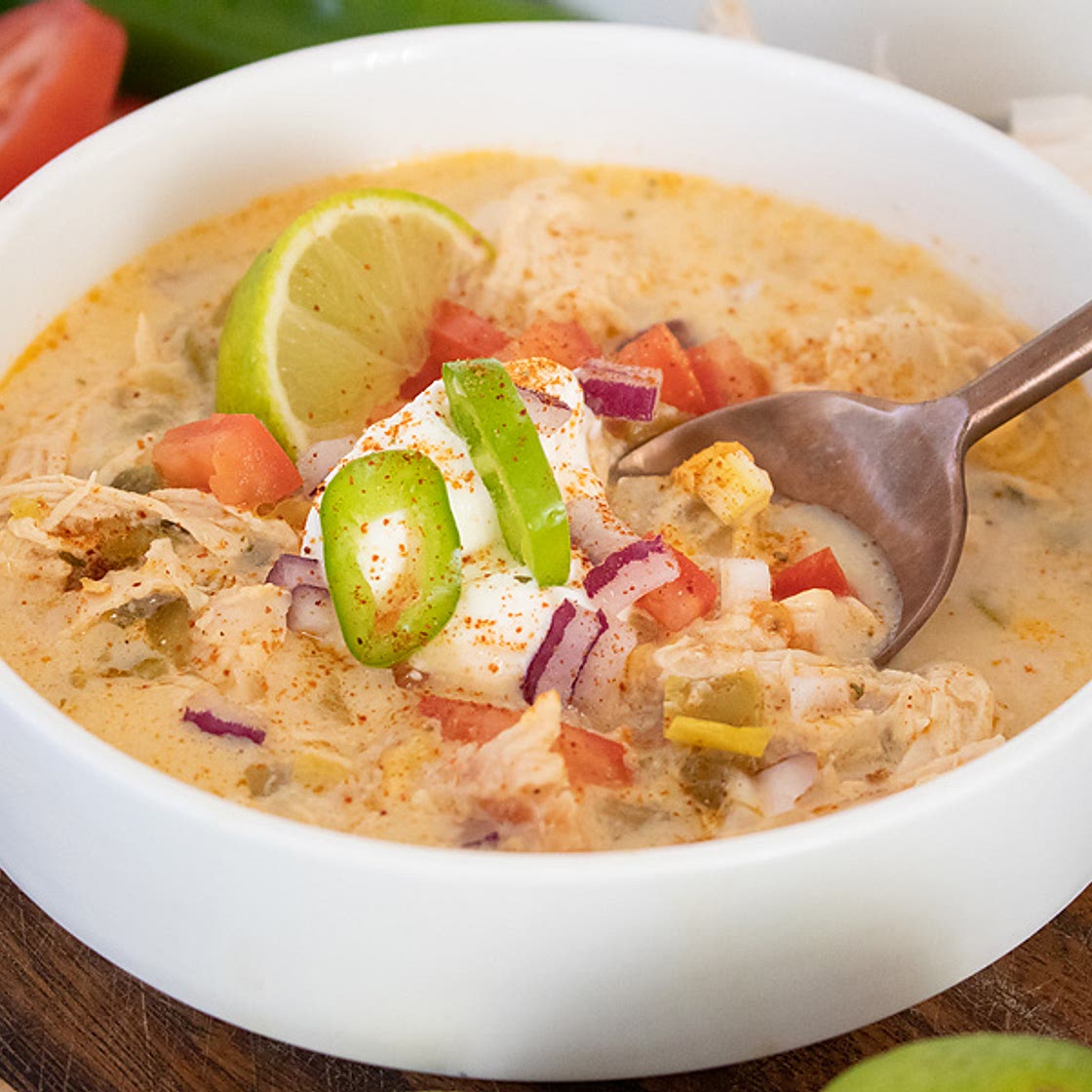 Creamy White Turkey Chili
