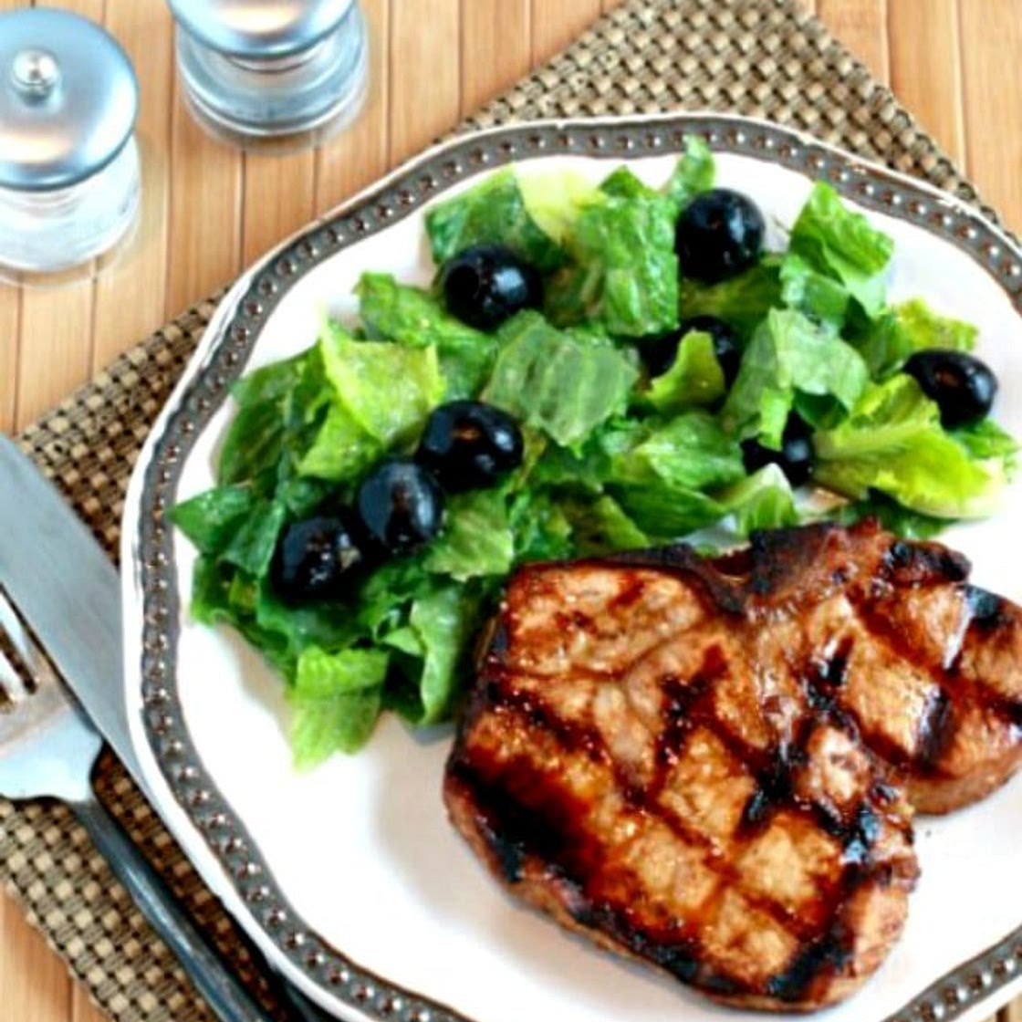 Grilled Ginger-Soy Pork Chops