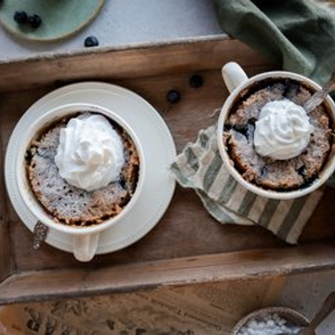 Vegan Blueberry Mug Cake