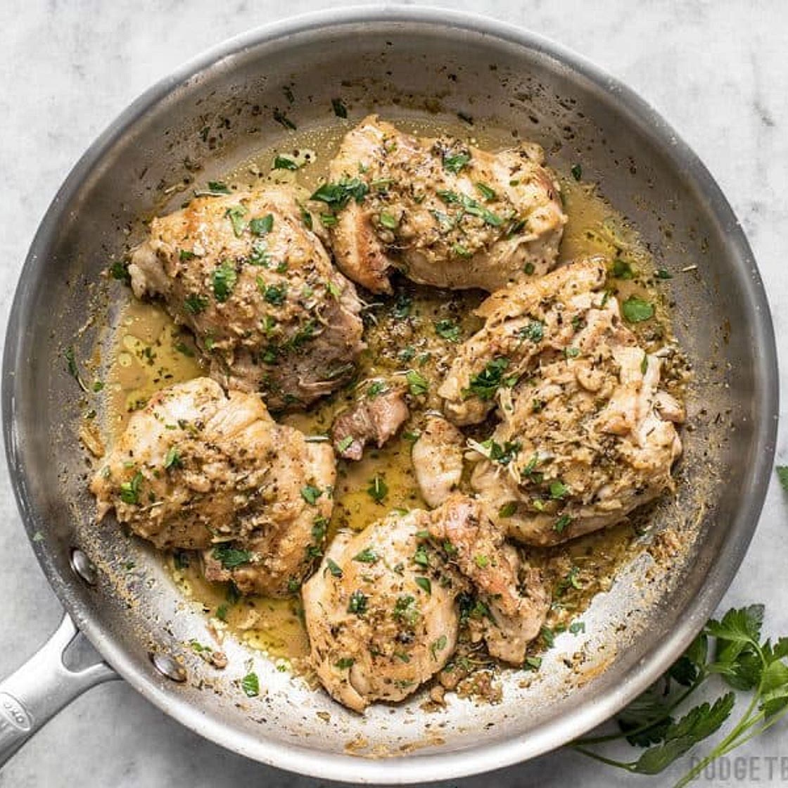 Herb Butter Chicken Thighs