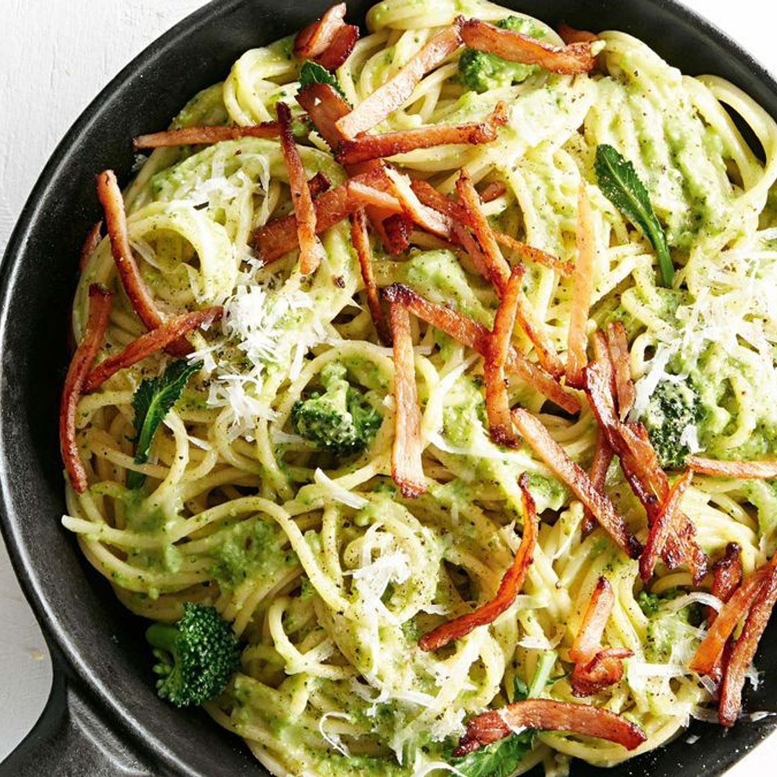 Broccoli carbonara