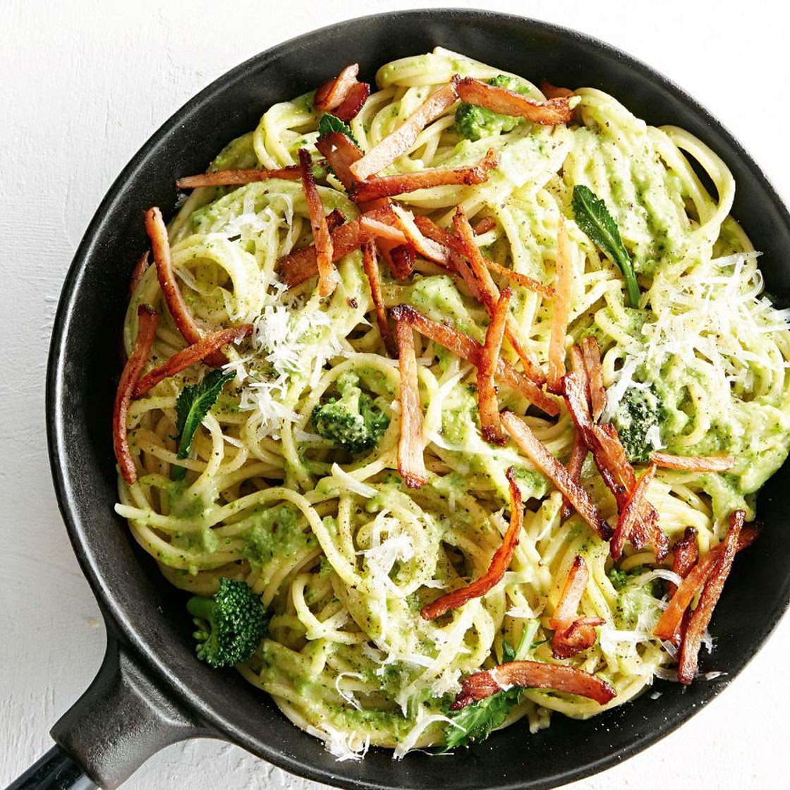 Broccoli carbonara