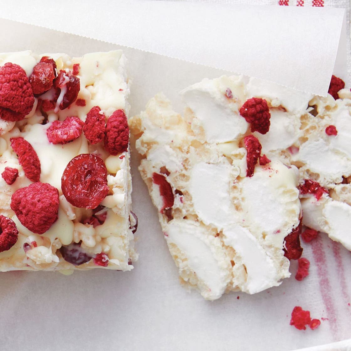 White Christmas rocky road recipe