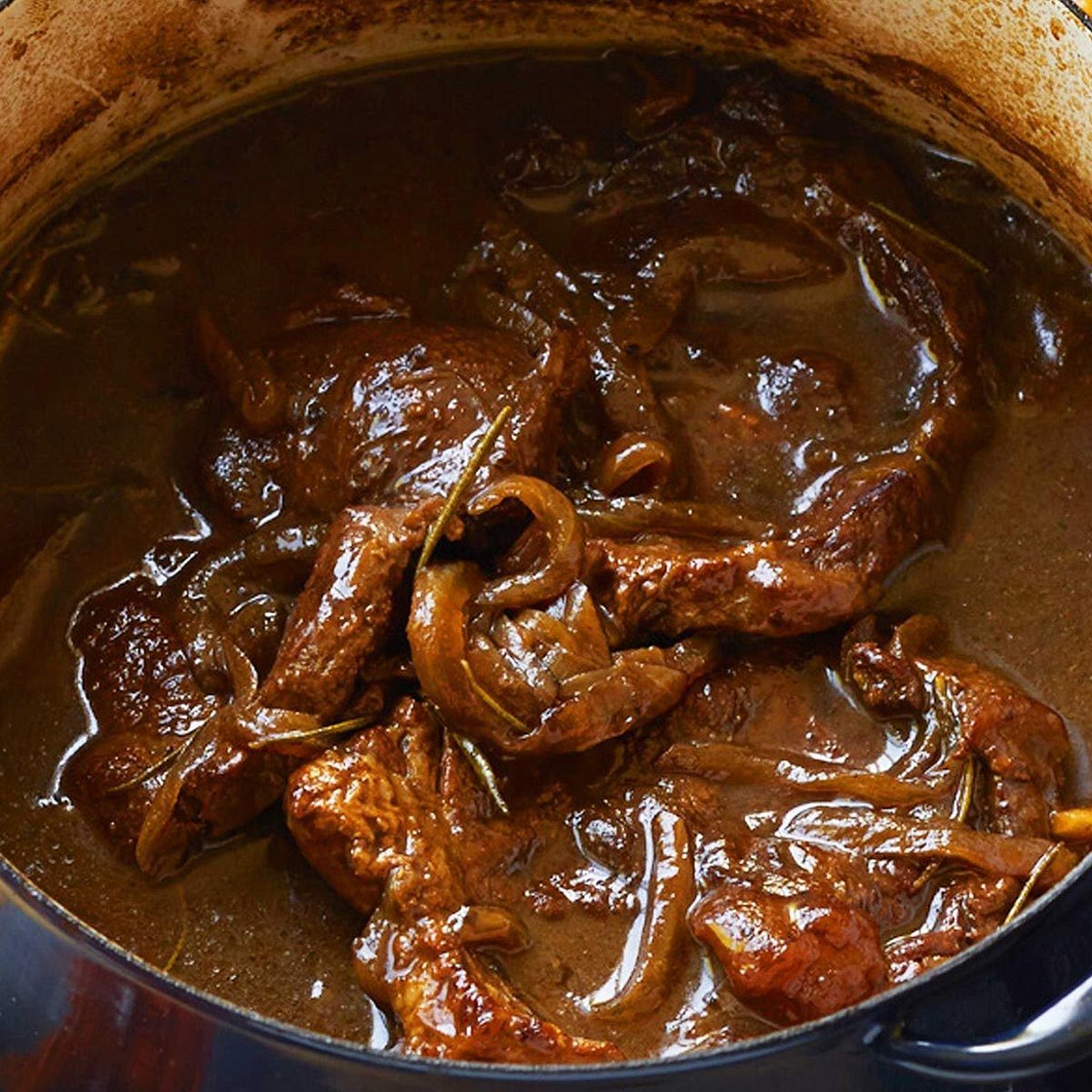 Braised beef
