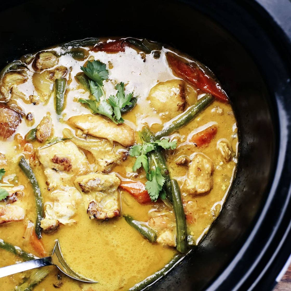 Best Mango chicken slow cooker curry recipe