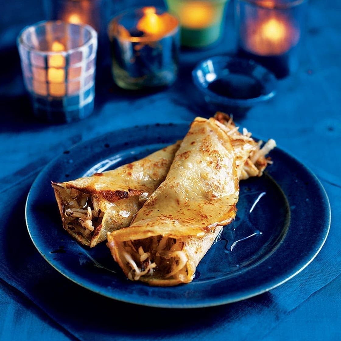 Goan coconut pancakes