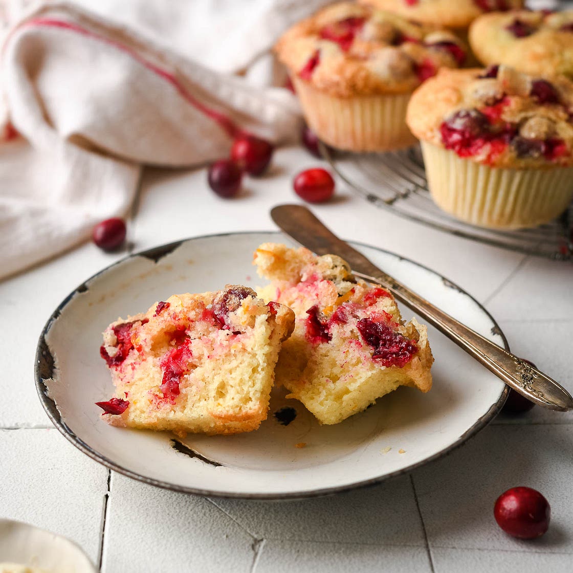 Gluten Free Cranberry Orange Muffins