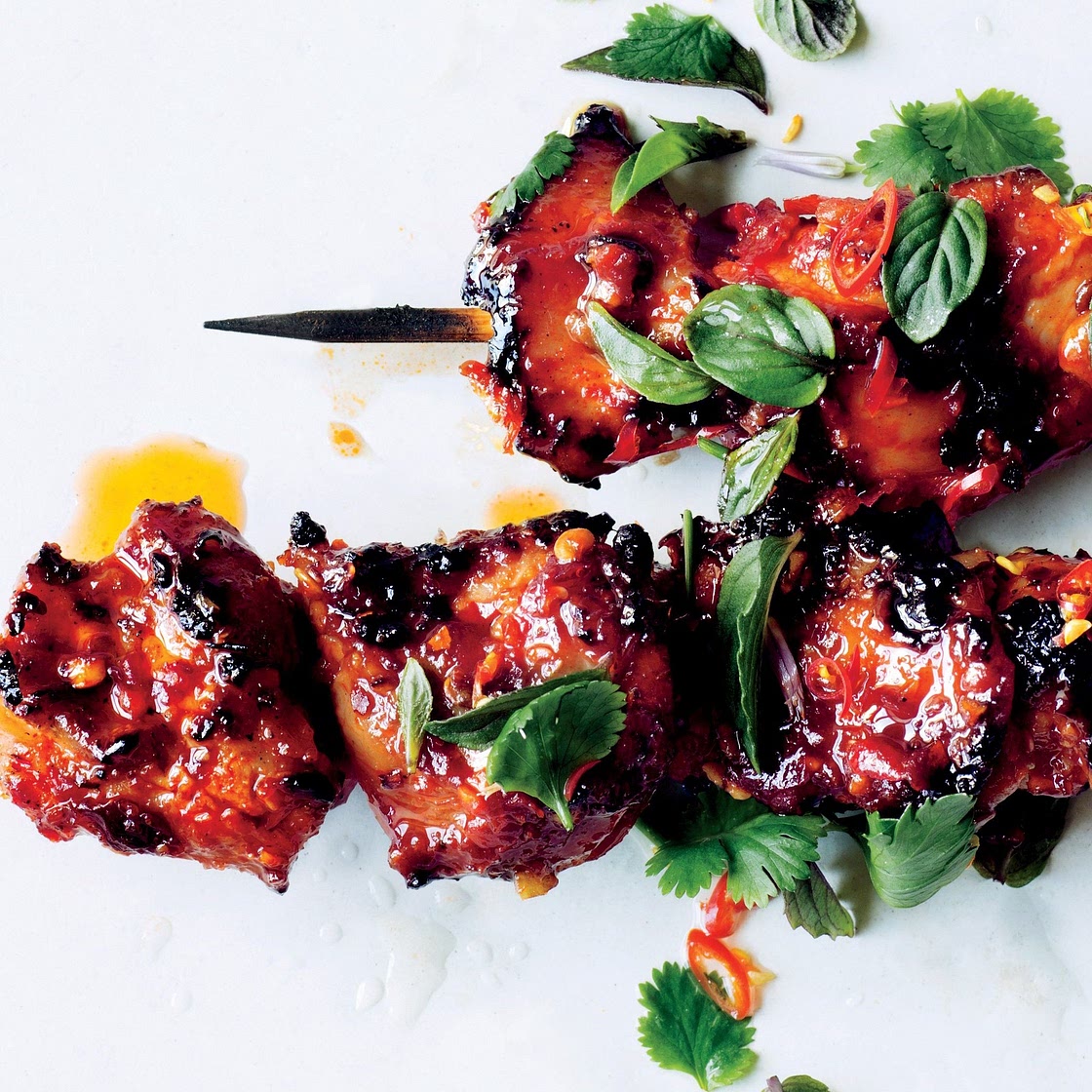 Sambal Chicken Skewers