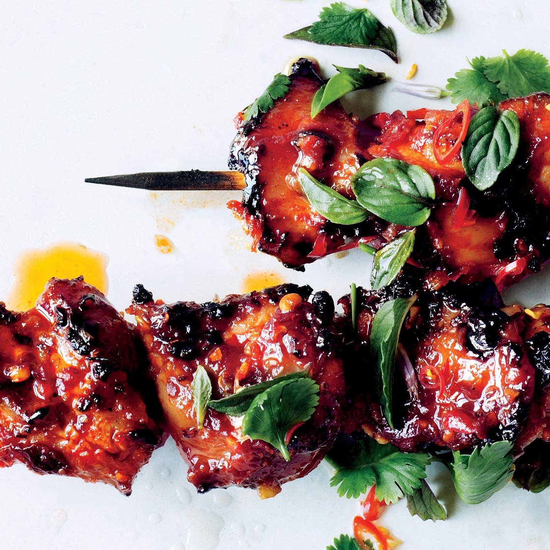 Sambal Chicken Skewers