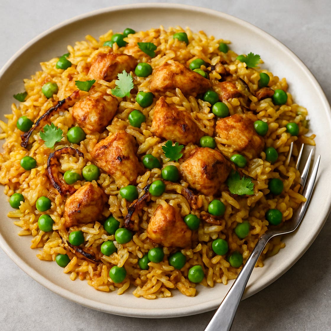 Chicken Biryani-Inspired Fried Rice