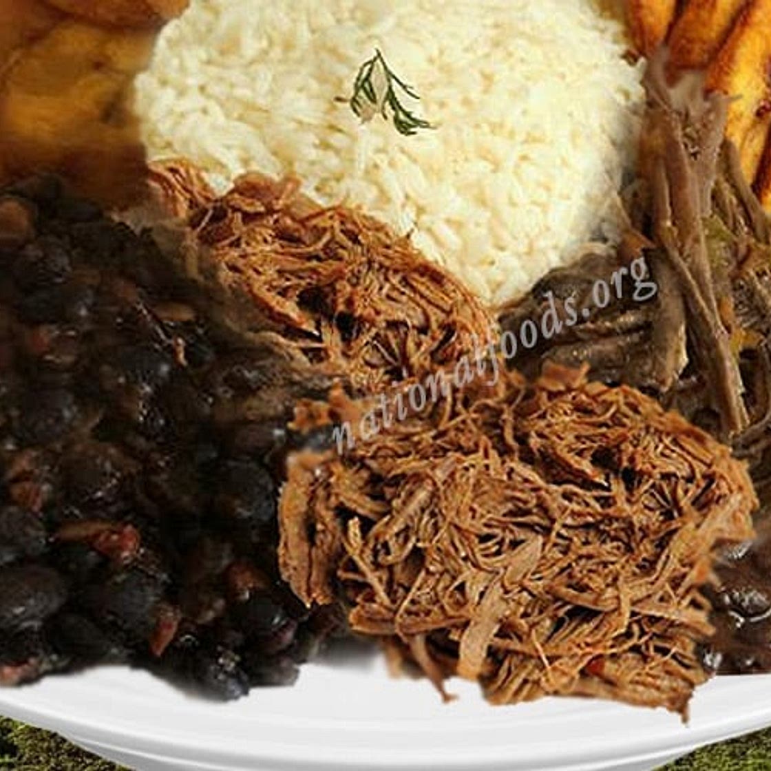 National Dish of Venezuela Pabellón Criollo