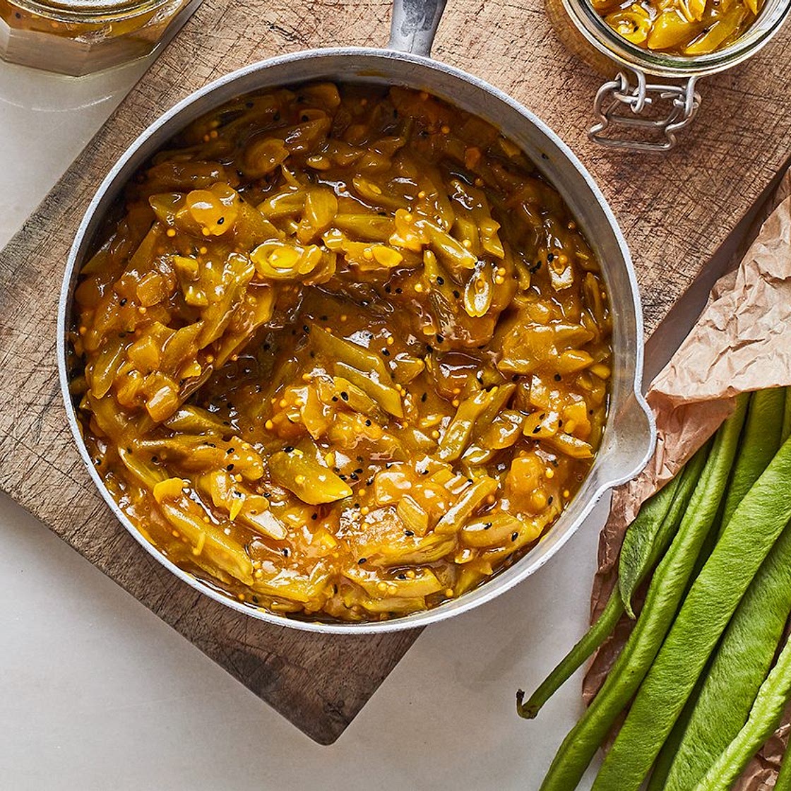 Runner bean chutney