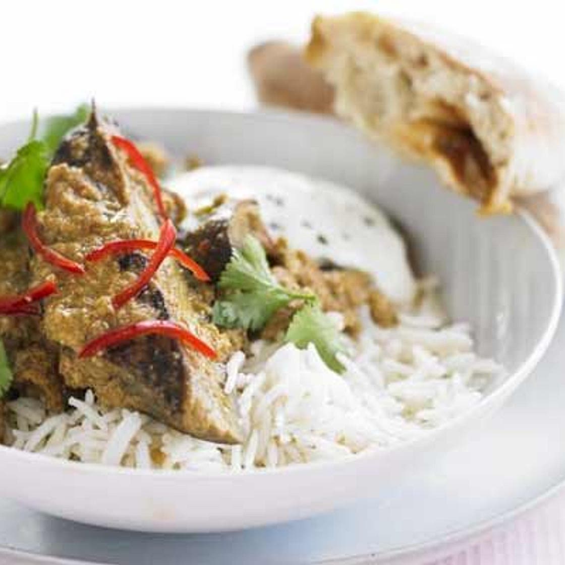 Easy mango chutney naan breads