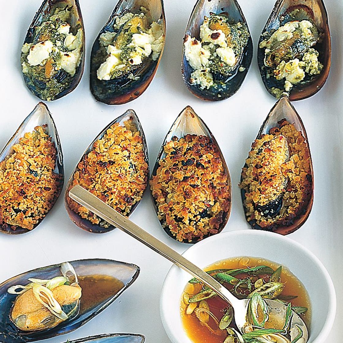 Trio of mussels