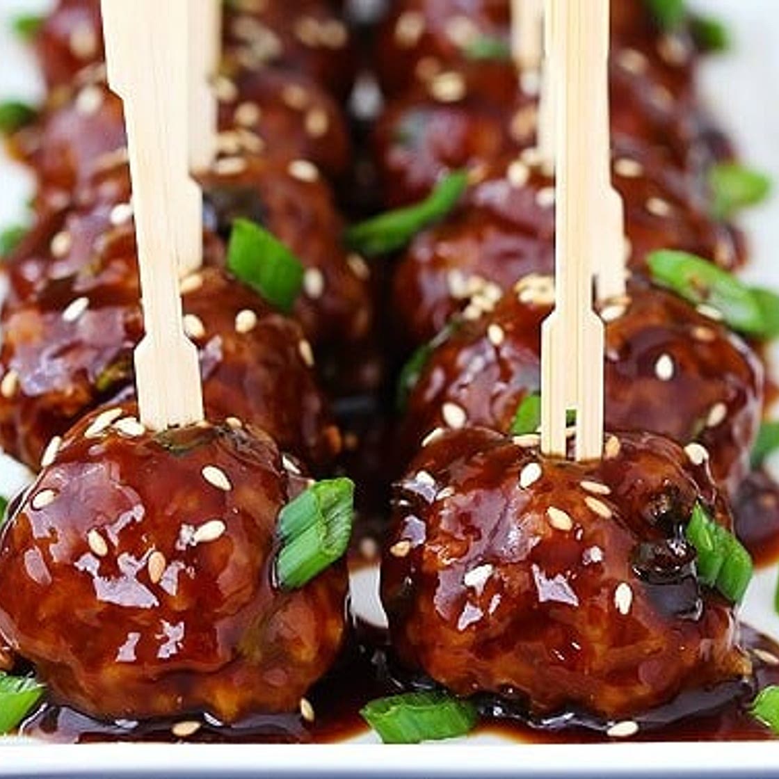 Saucy Sesame Meatballs