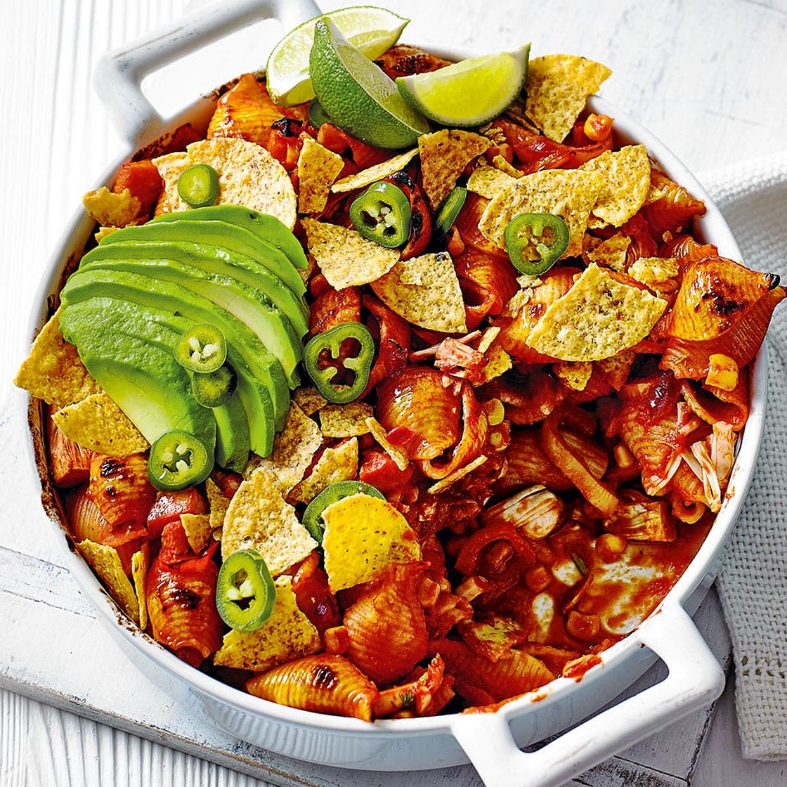 Jackfruit pasta bake