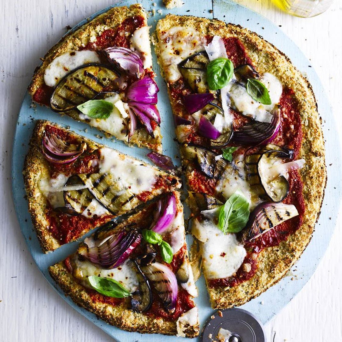 Cauliflower crust pizza