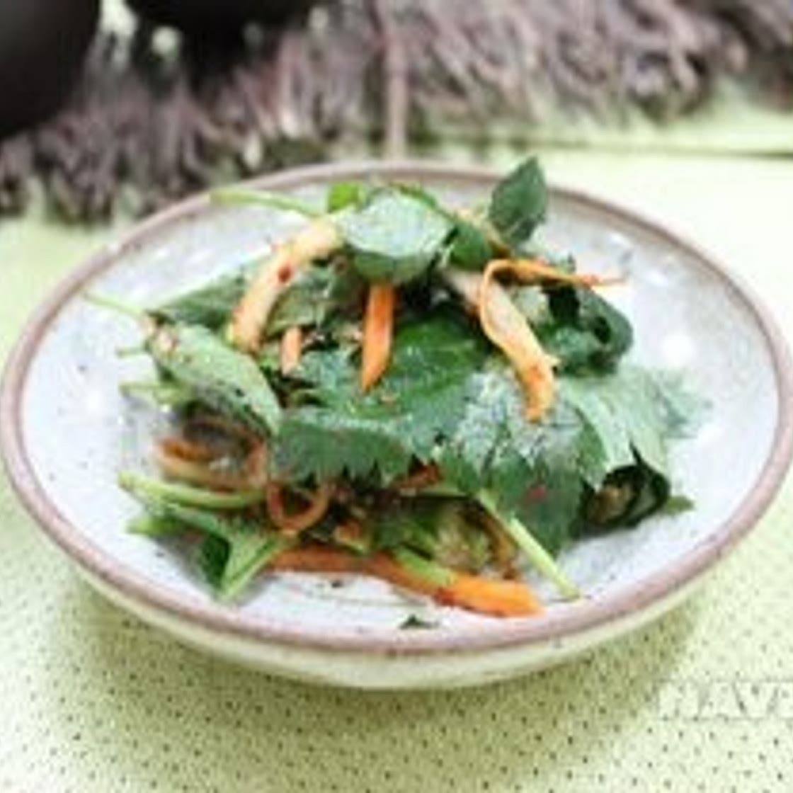 참나물겉절이 만드는 법