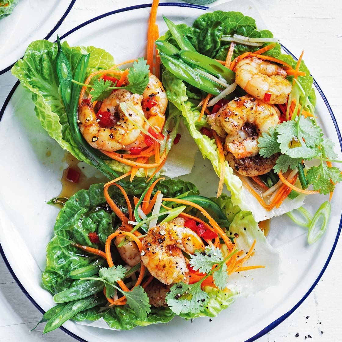 Prawn san choy bow recipe