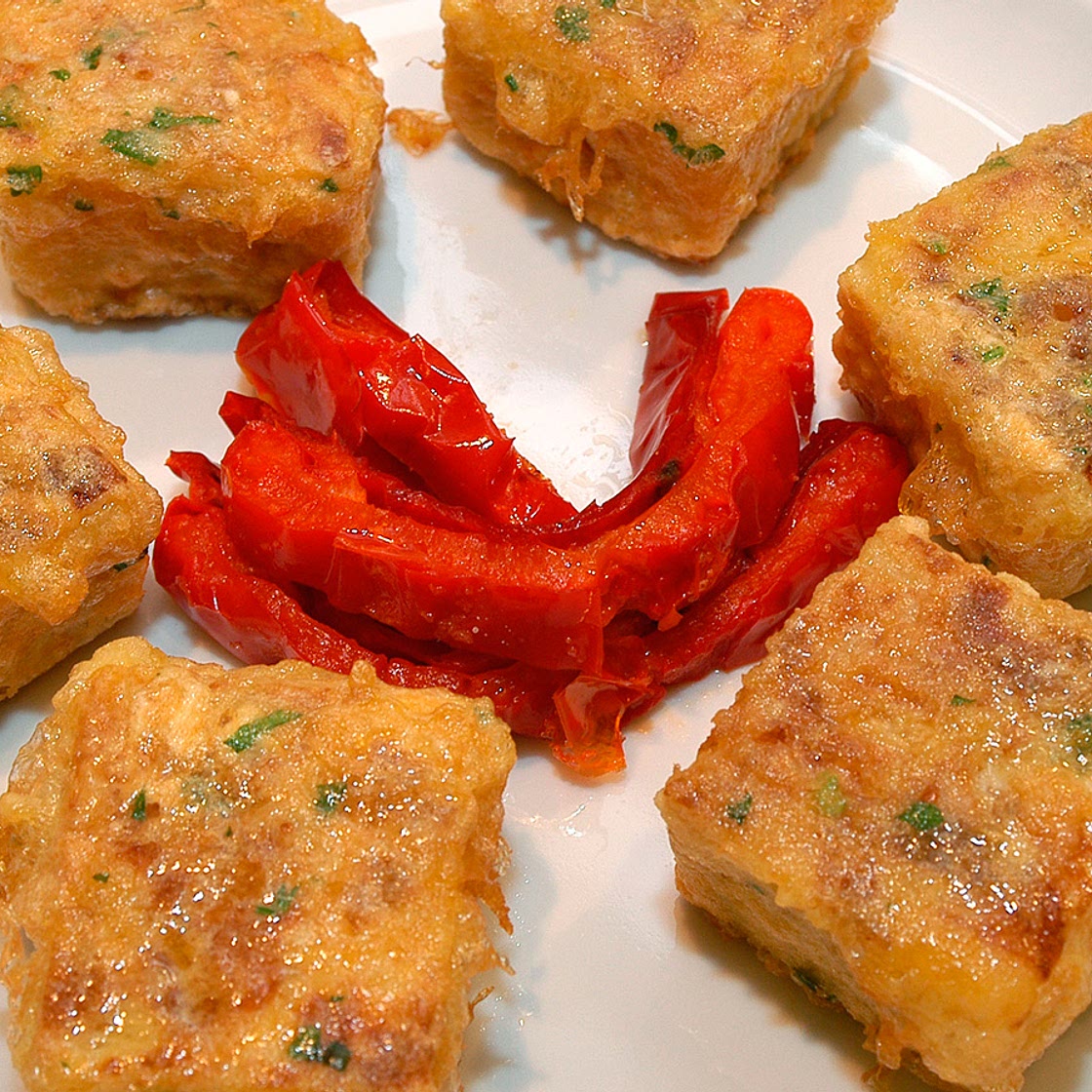 Tortitas de patatas y calabacín