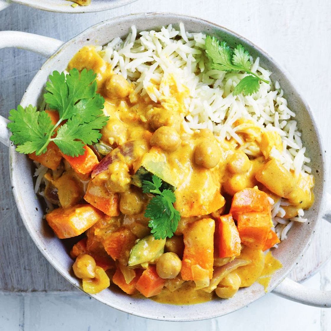 Cheat's chickpea korma curry recipe