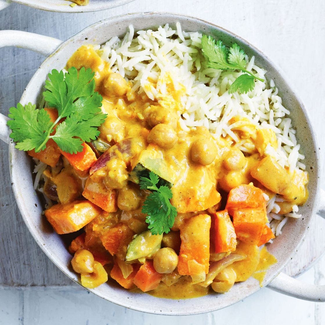 Cheat's chickpea korma curry recipe