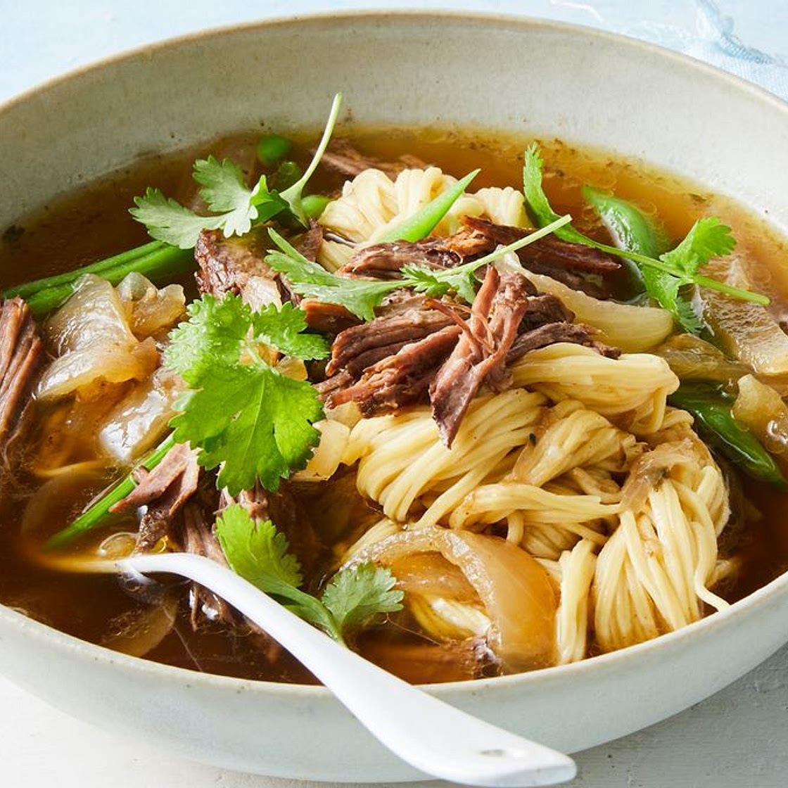 French onion beef with noodles recipe