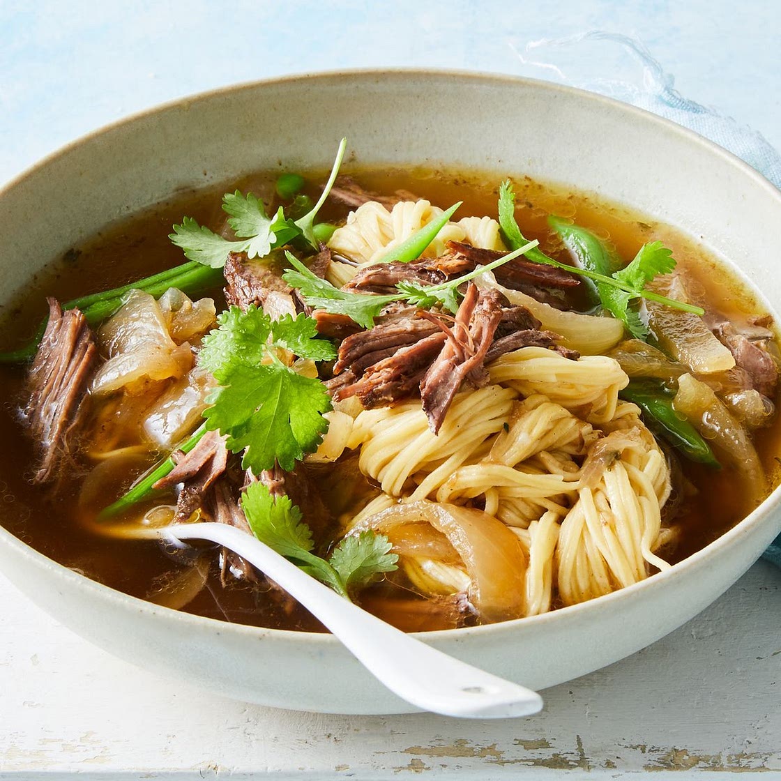 French onion beef with noodles recipe