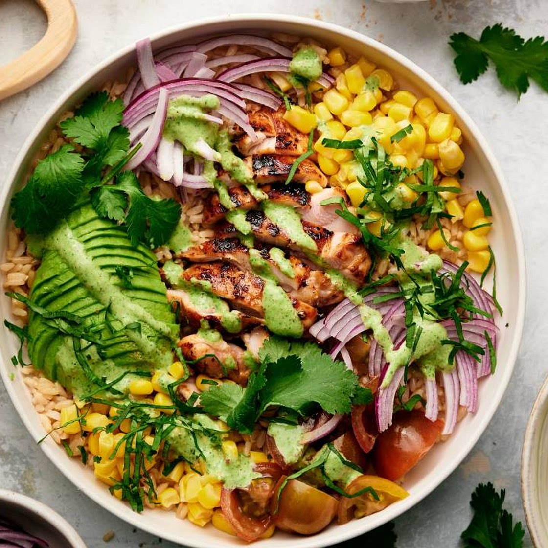 Southwest Chicken Rice Bowl