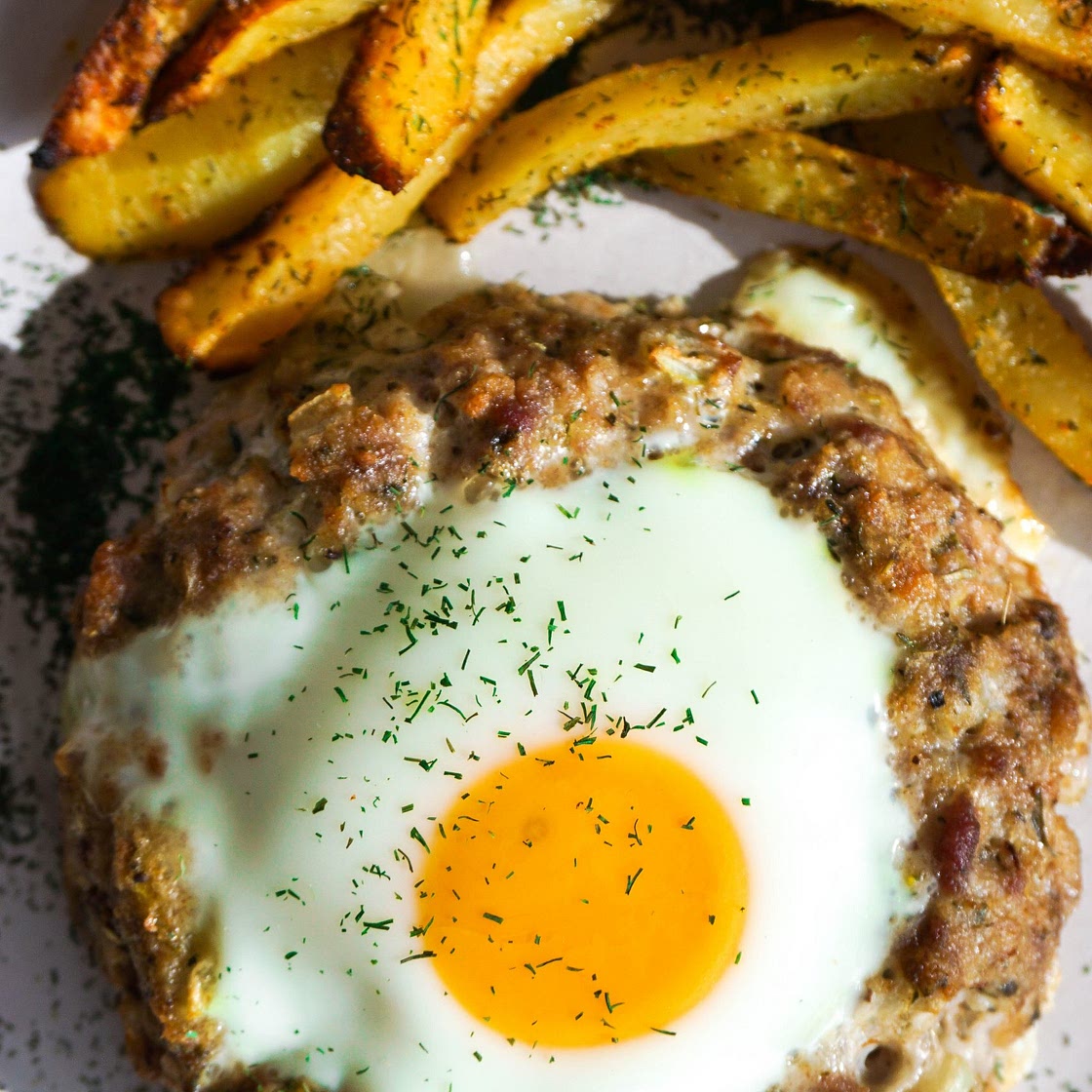 Mini Bomb Meatloaf Recipe with Eggs