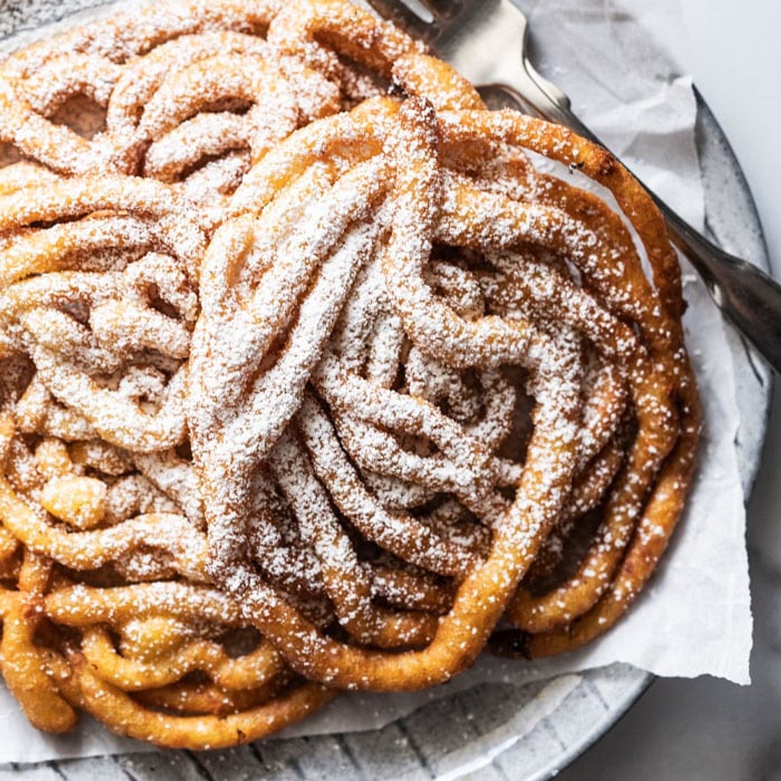 (1g net carb!) Homemade Keto Funnel Cakes