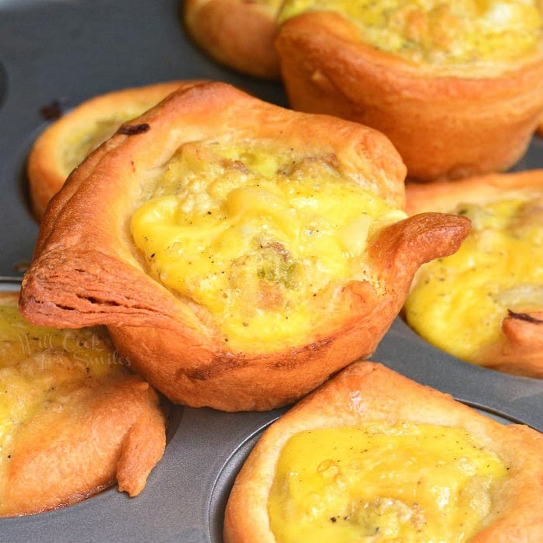 Leftover Turkey Breakfast Egg Muffins