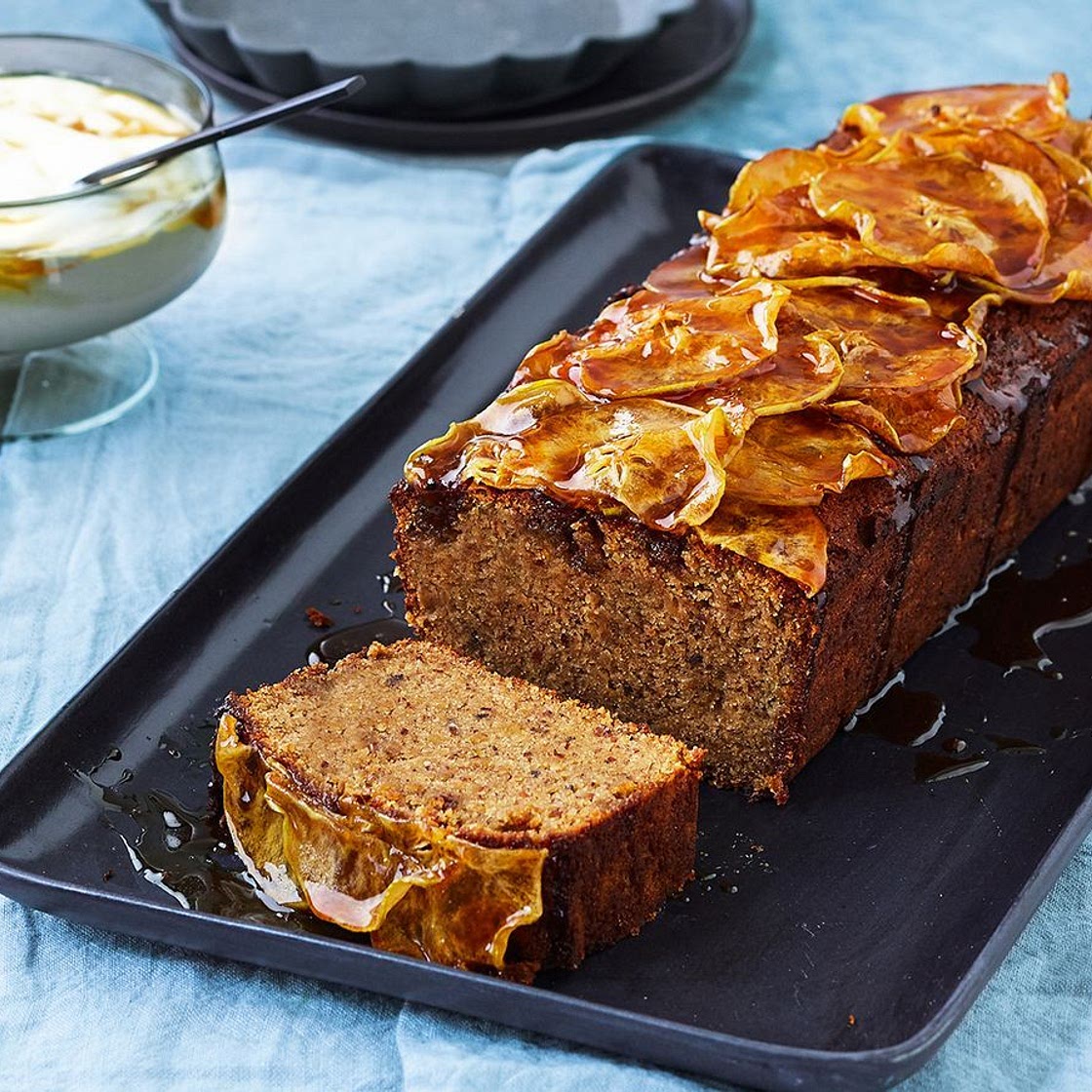Banana, apple and blueberry loaf