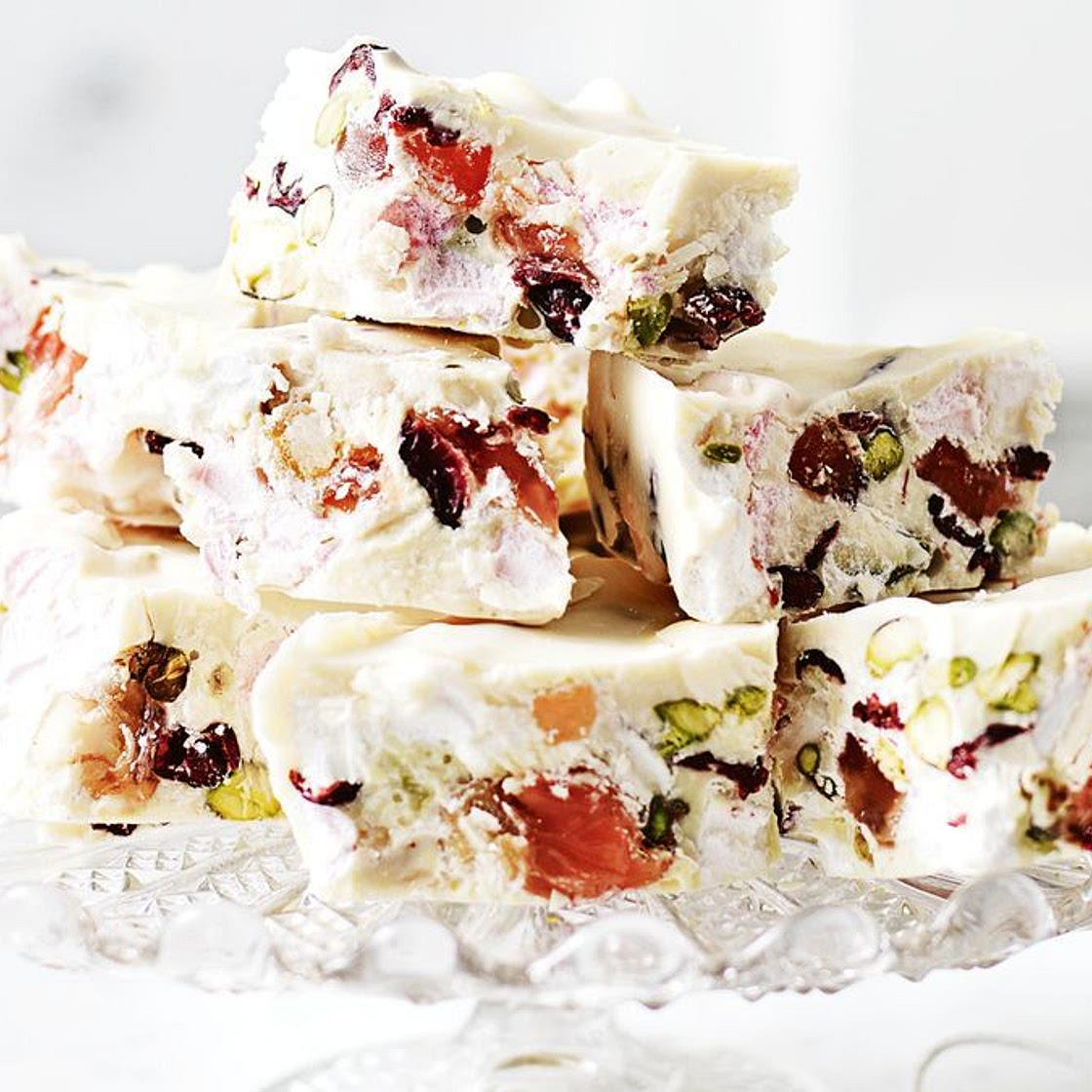 Luxe white choc rocky road: because Christmas is the time to be extra