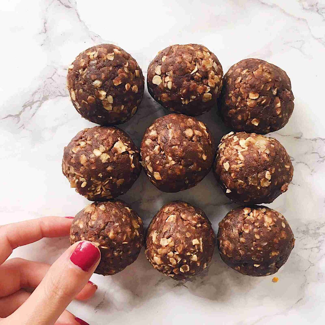 No Bake Banana Bread Protein Energy Balls
