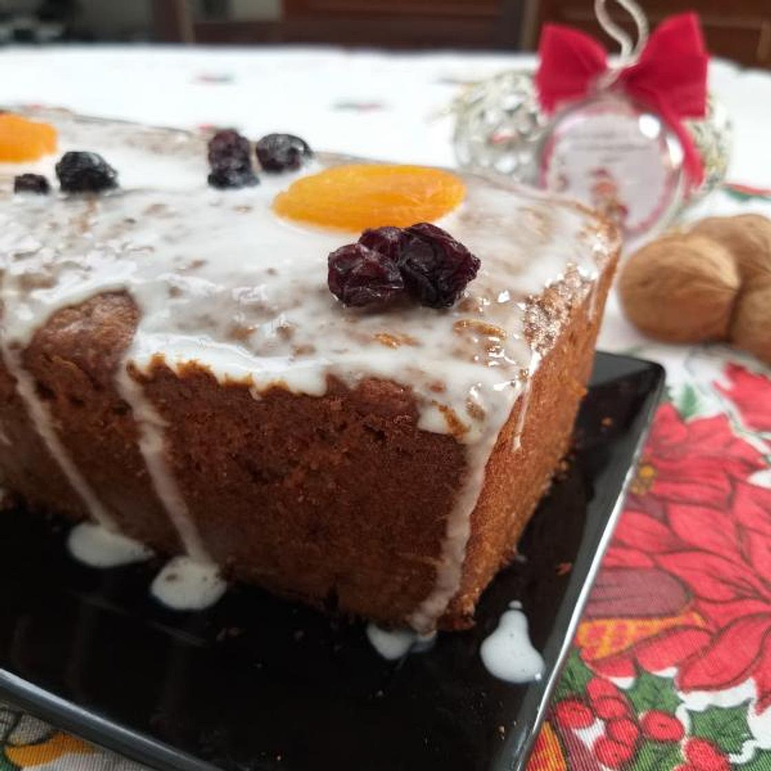 Receita de Bolo natalino sem glúten e sem lactose